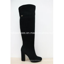 Moda de exportación de tacones altos Botas de cuero sexy